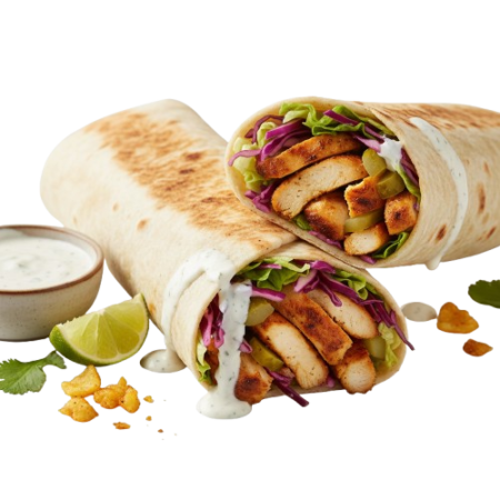 Chicken Shawarma | Wrap | Pratha