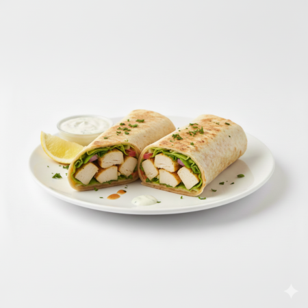 Malai Boti Shawarma | Wrap | Pratha